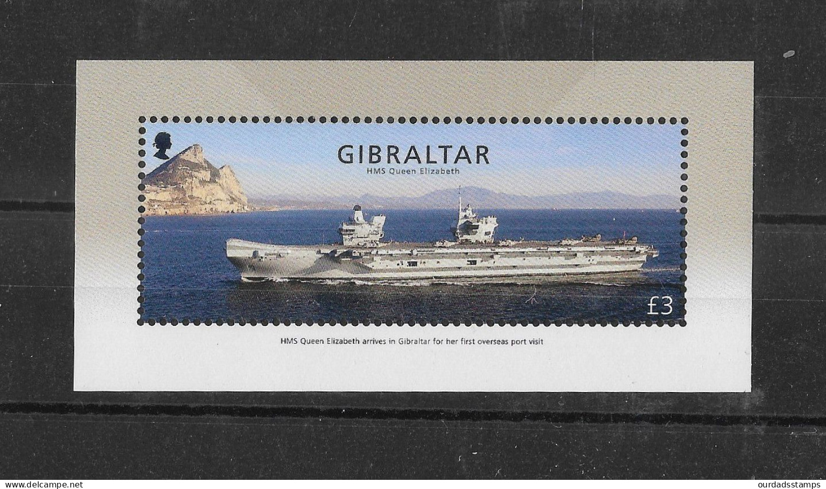 Gibraltar  2018 HMS Queen Elizabeth Minisheet MNH (G445) - Gibraltar