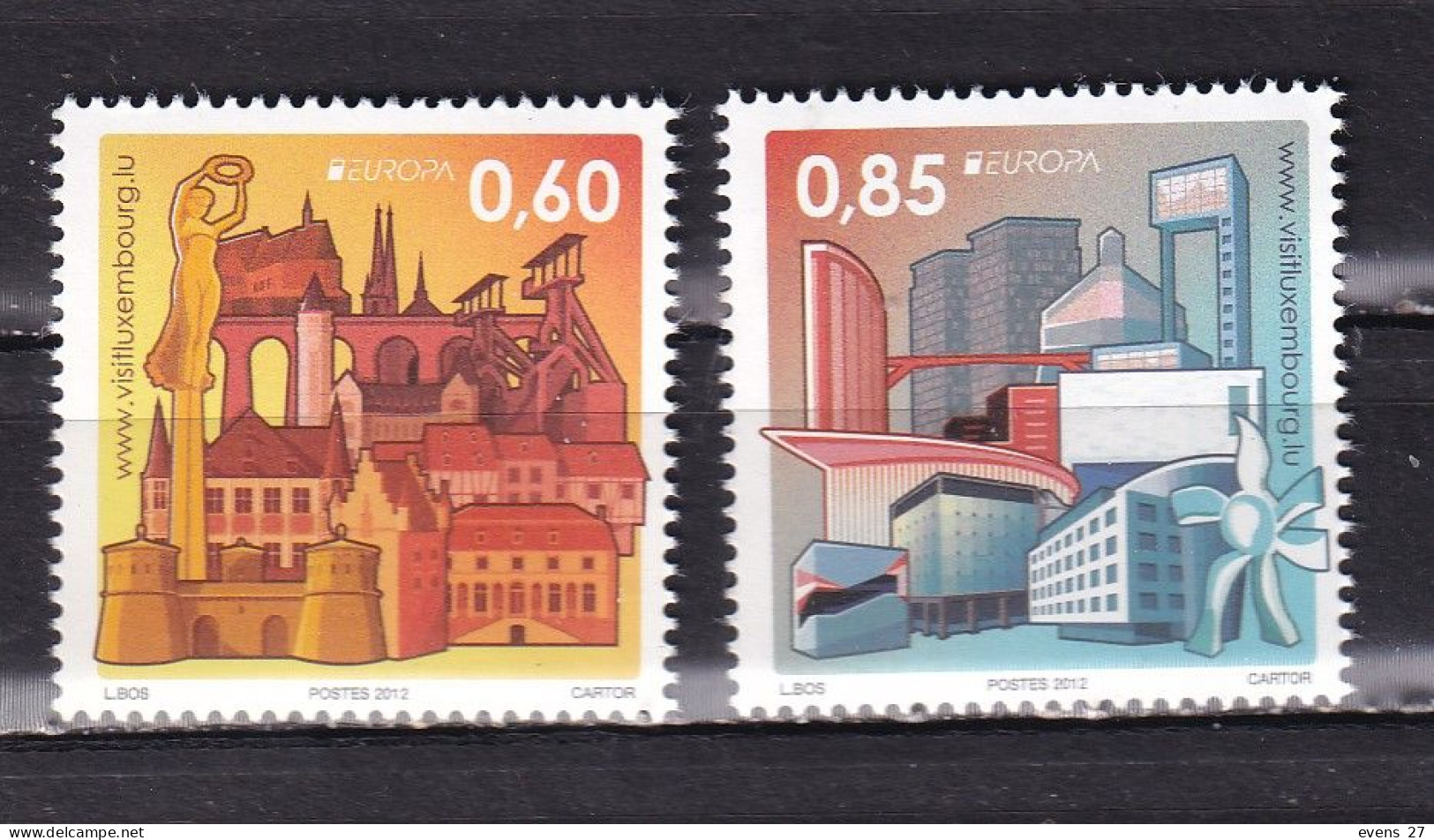 LUXEMBOURG-2012-EUROPA CEPT--MNH. - 2012