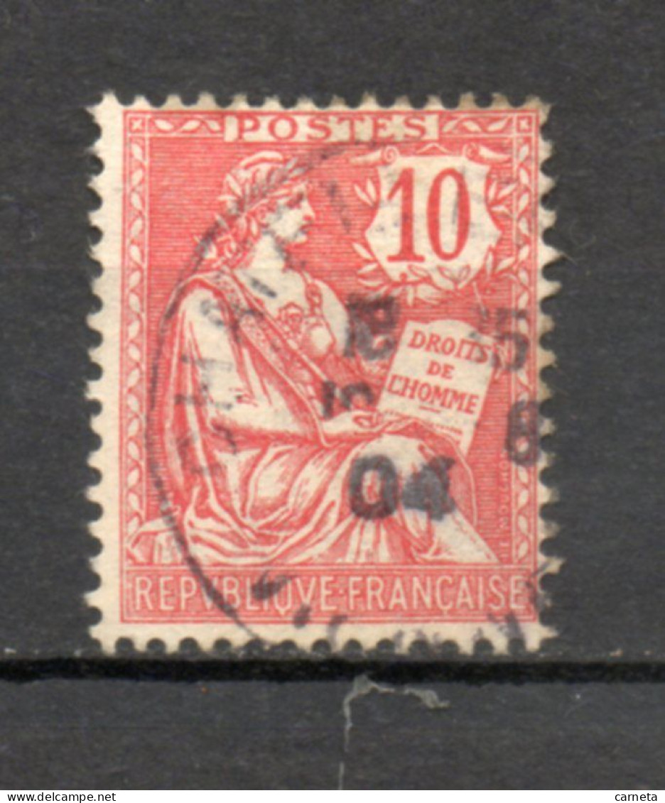 FRANCE   N° 124     OBLITERE    COTE 1.50€   TYPE MOUCHON - 1900-02 Mouchon