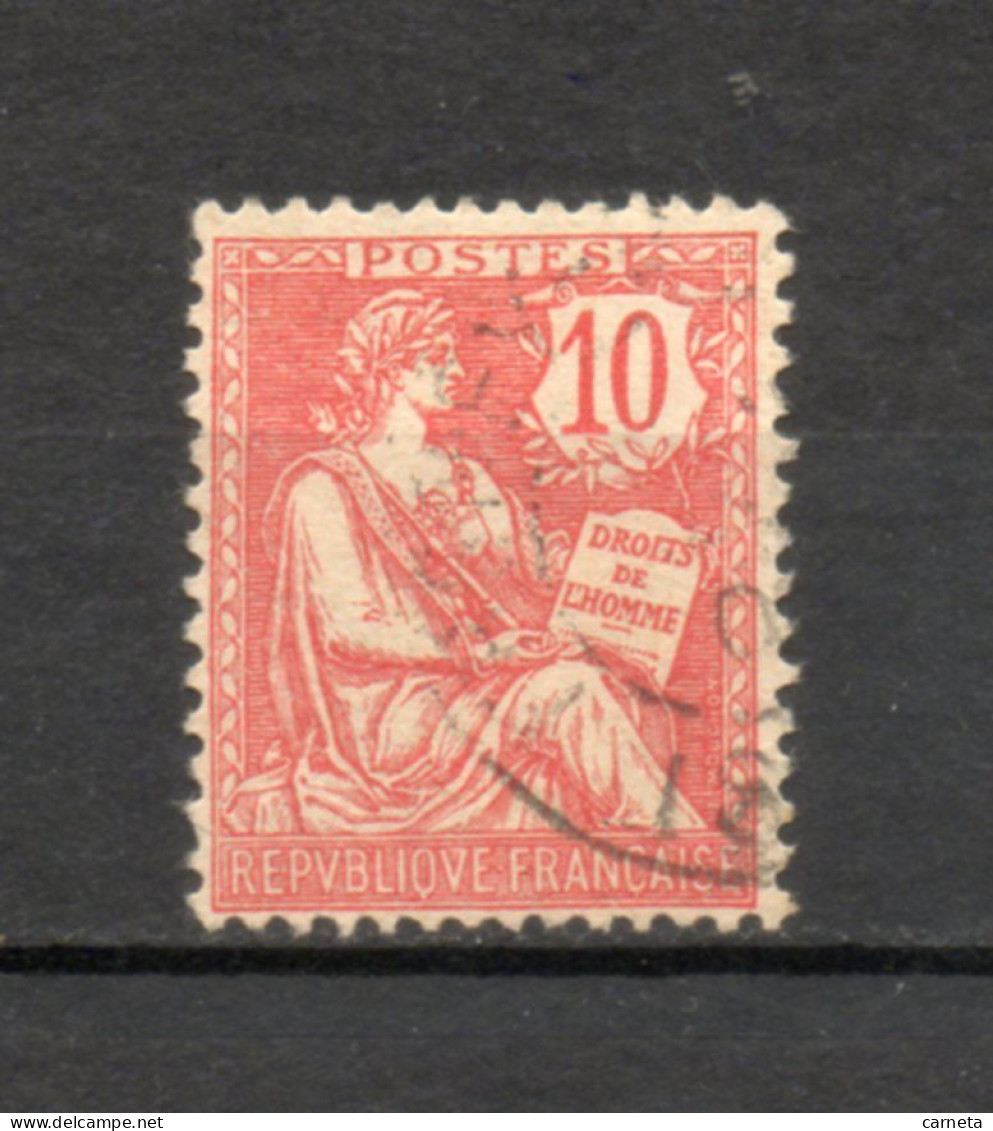 FRANCE   N° 124     OBLITERE    COTE 1.50€   TYPE MOUCHON - 1900-02 Mouchon