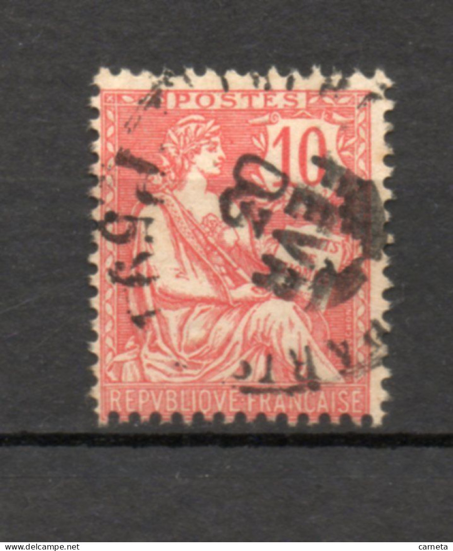 FRANCE   N° 124     OBLITERE    COTE 1.50€   TYPE MOUCHON - 1900-02 Mouchon