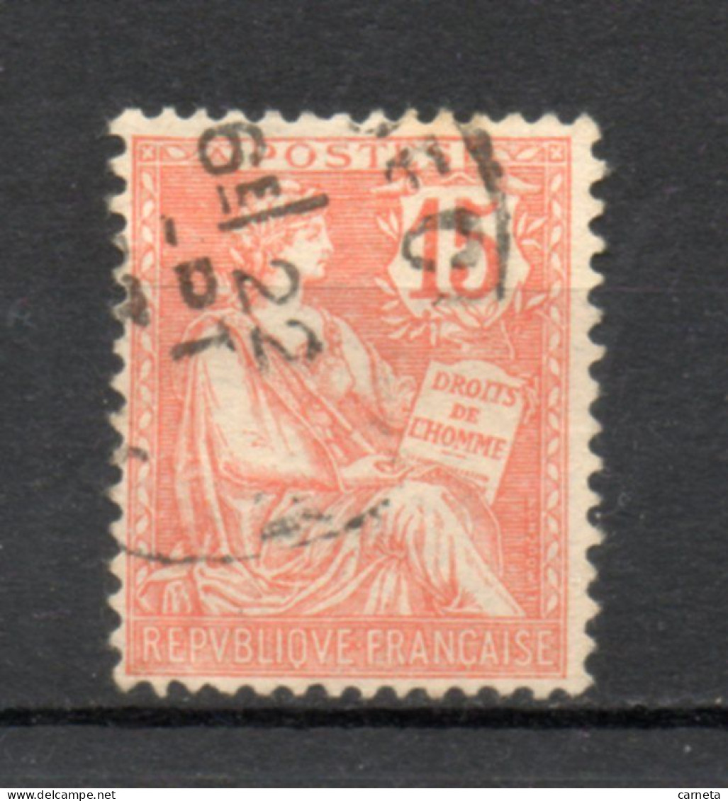 FRANCE   N° 125     OBLITERE    COTE 0.50€   TYPE MOUCHON - 1900-02 Mouchon