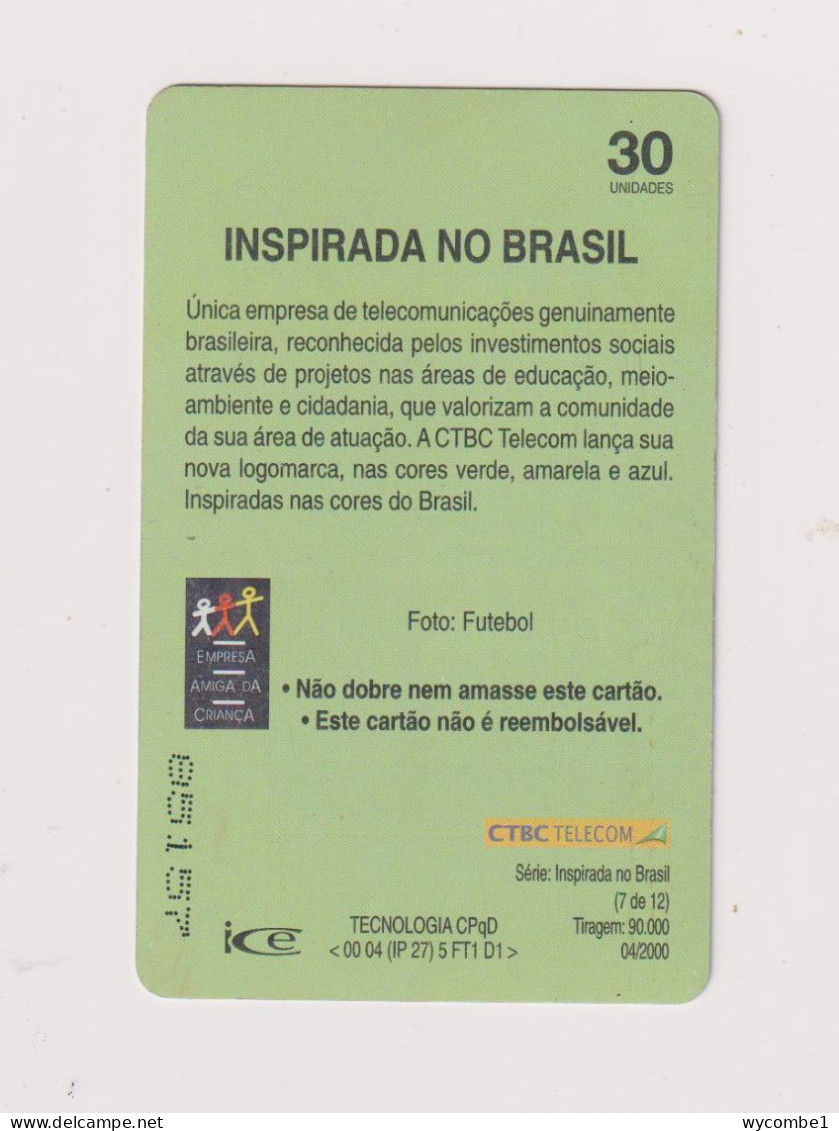 BRASIL -   International Football Inductive Phonecard - Brazilië