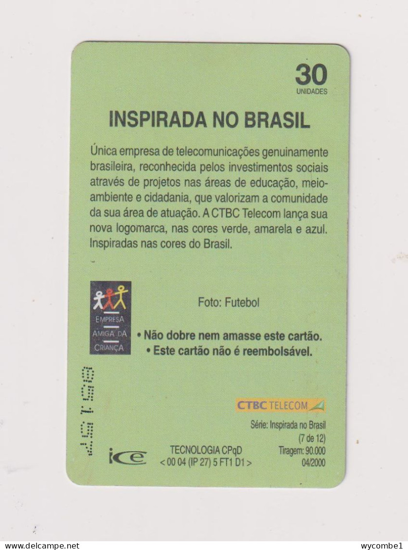 BRASIL -   International Football Inductive Phonecard - Brasilien
