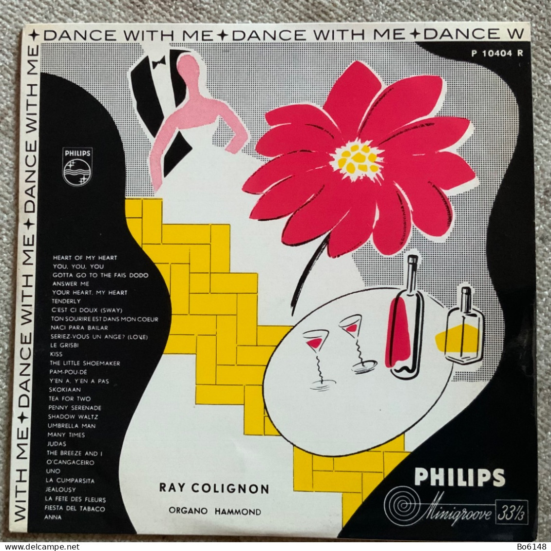 Disco 33 1/3 Giri : DANCE WITH ME , RAY COLIGNON , ORGANO HAMMOND , 25 Cm. - Blues