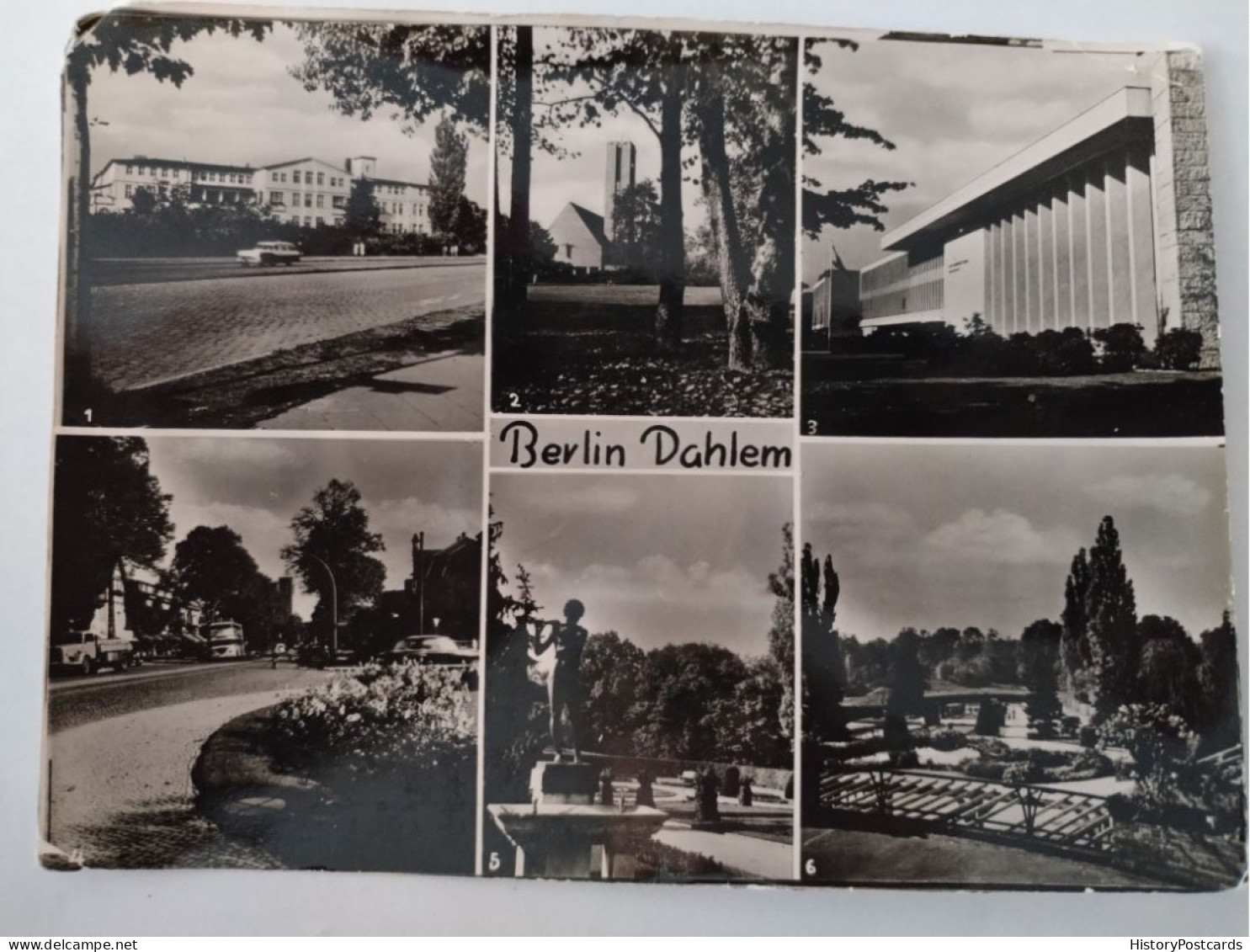 Berlin-Dahlem, Mehrbild-AK, 1965 - Dahlem