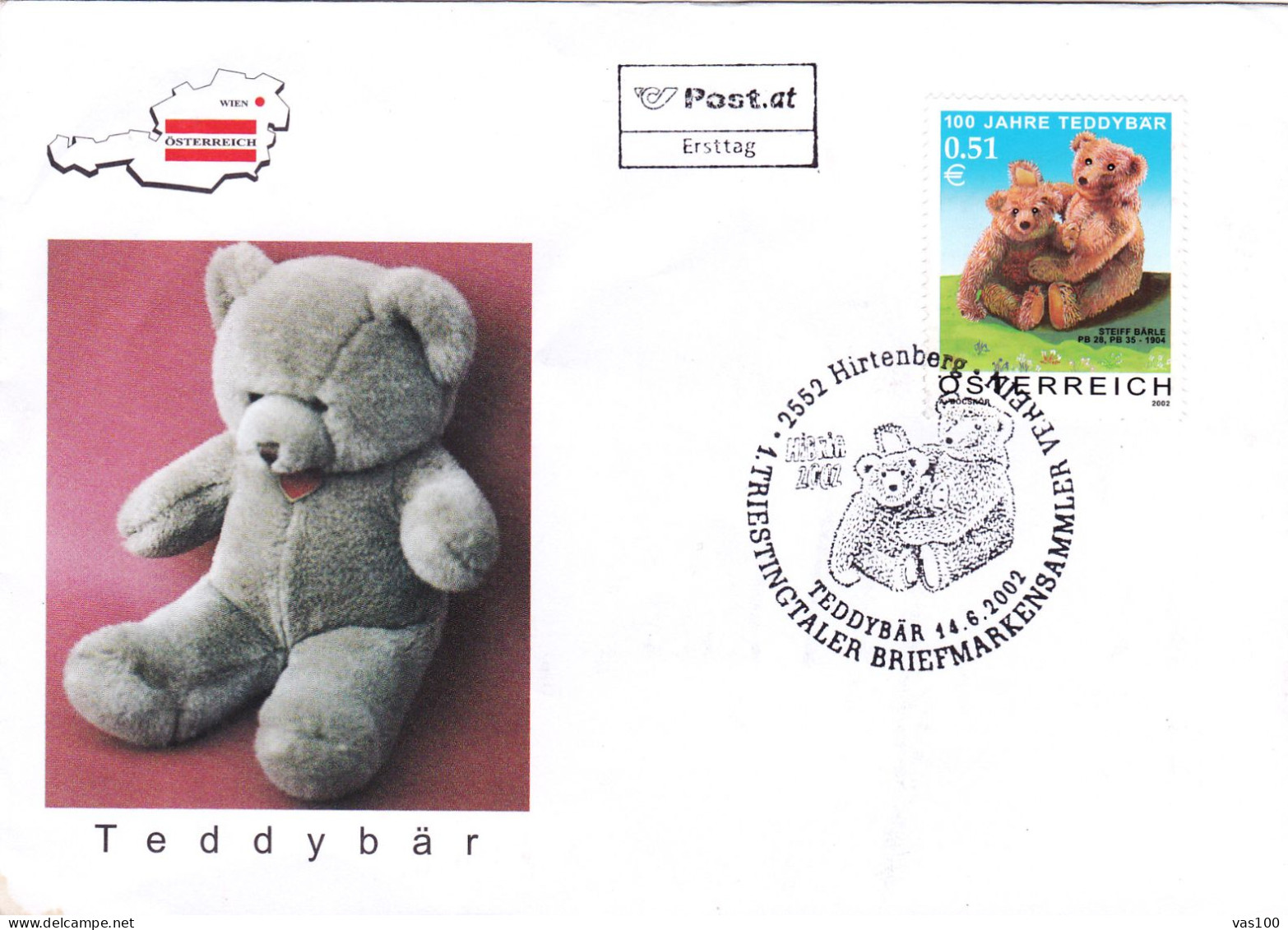 Autriche - Österreich - Austria FDC 2002 BEARS - Ours