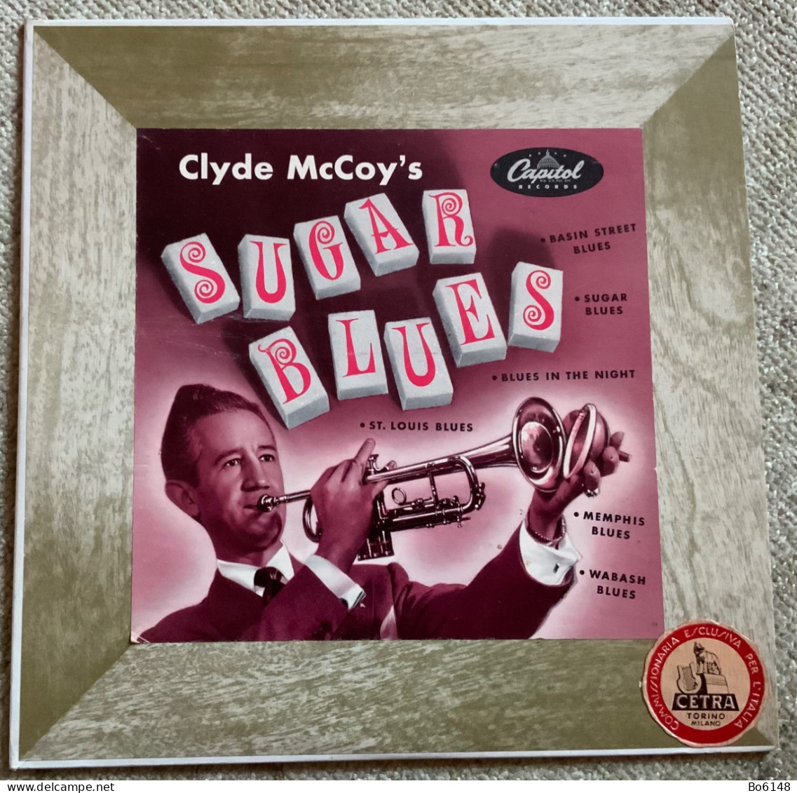 Disco 33 1/3 Giri Anni ‘50 : CLYDE MC COY’S  Sugar Blues , Ed. Capitol H 311 - Blues