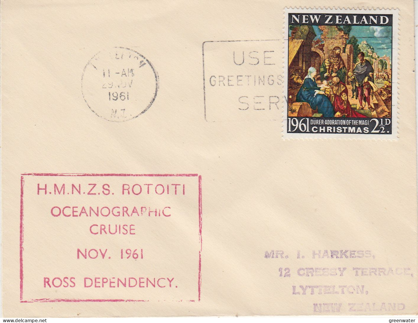 New Zealand HMNZS Rotoiti Ca Nov 1961 (SR173) - Navi Polari E Rompighiaccio