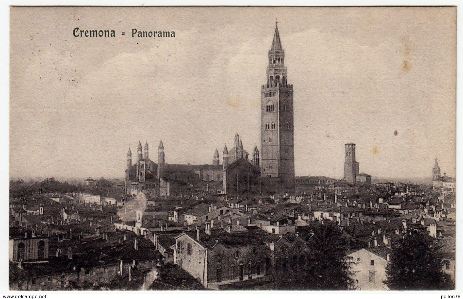 CREMONA - PANORAMA - 1922 - Vedi Retro - Formato Piccolo - Cremona