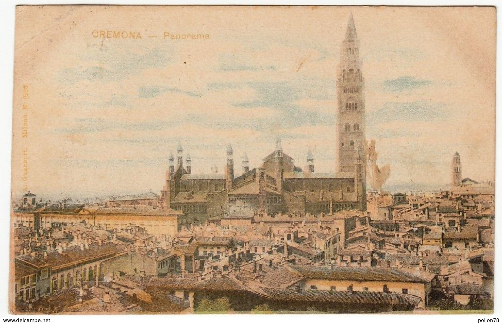 CREMONA - PANORAMA - Primi '900 - Vedi Retro - Formato Piccolo - Cremona