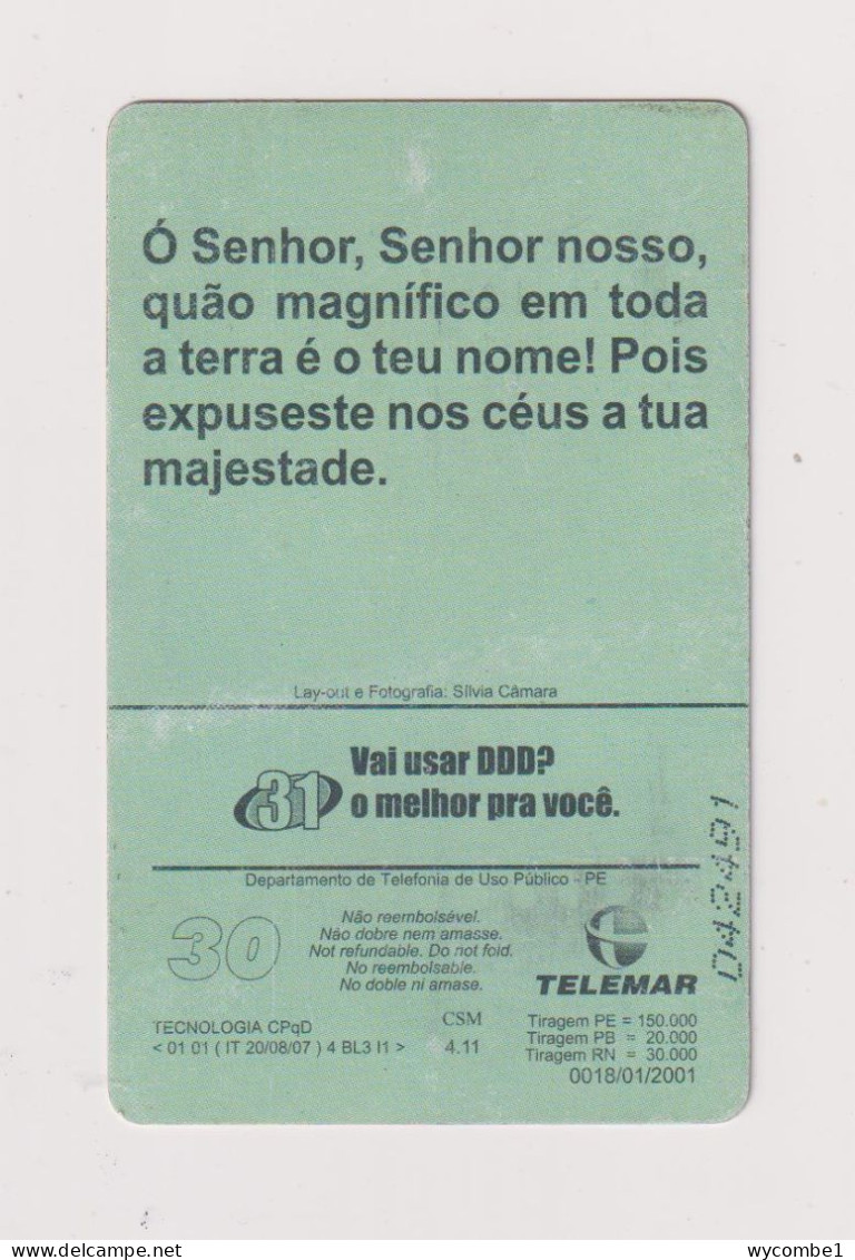 BRASIL -   Flowers Inductive Phonecard - Brasile