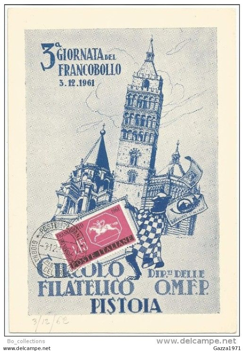Pistoia, 3.12.1962, III Giornata Del Francobollo. - Bourses & Salons De Collections