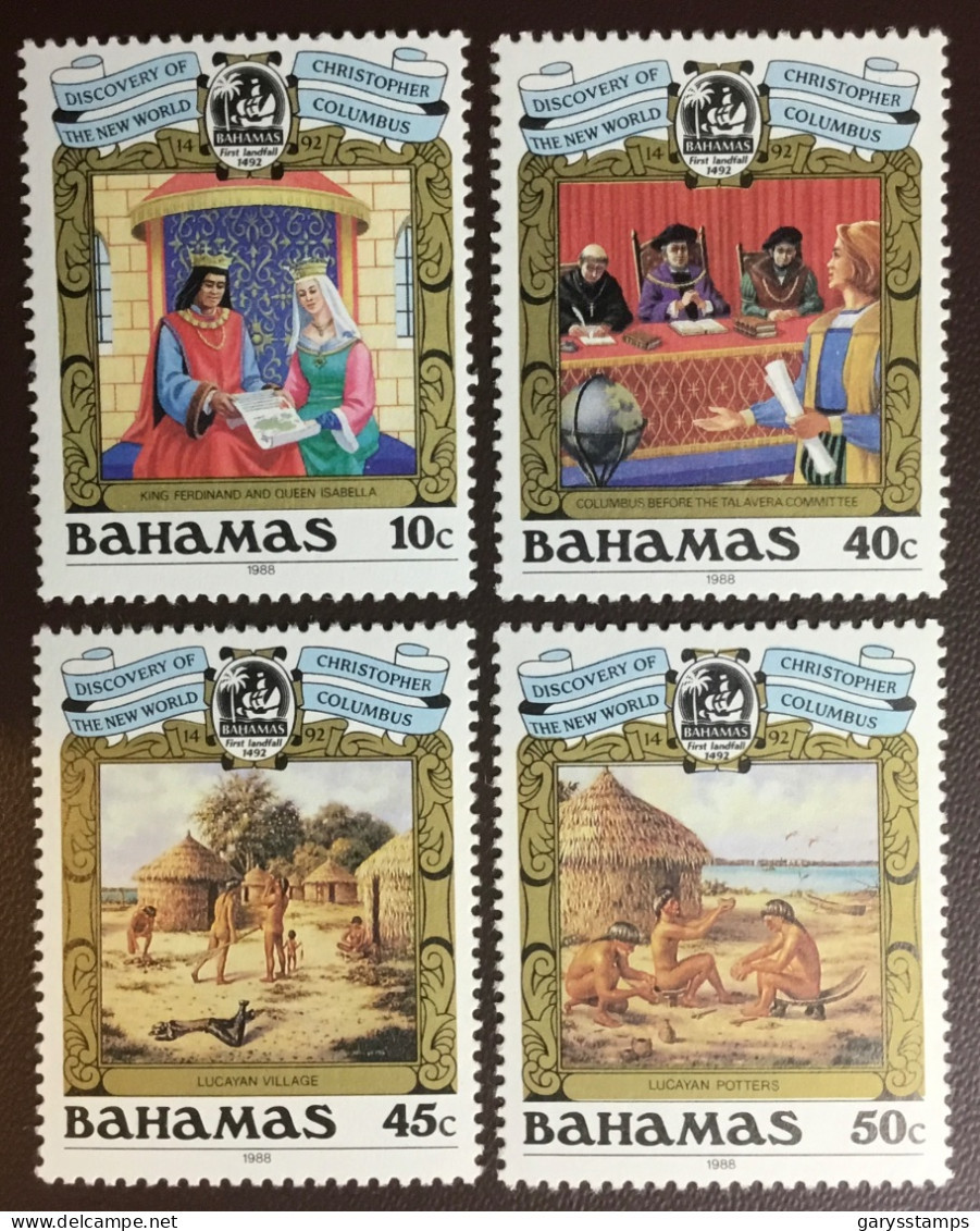 Bahamas 1988 Columbus Discovery Of America MNH - Bahamas (1973-...)