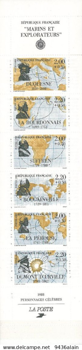 Carnet BC2523 Personnages Célèbres 1988** - Bekende Personen