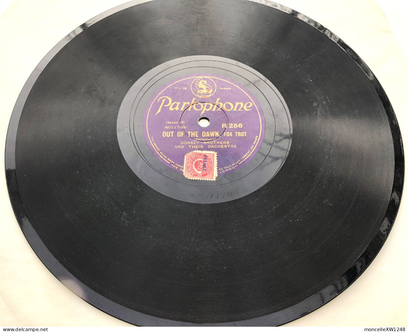 Sam Lanin & Dorsey Brothers - 78 T Jeannine, Waltz (1928) - 78 T - Disques Pour Gramophone