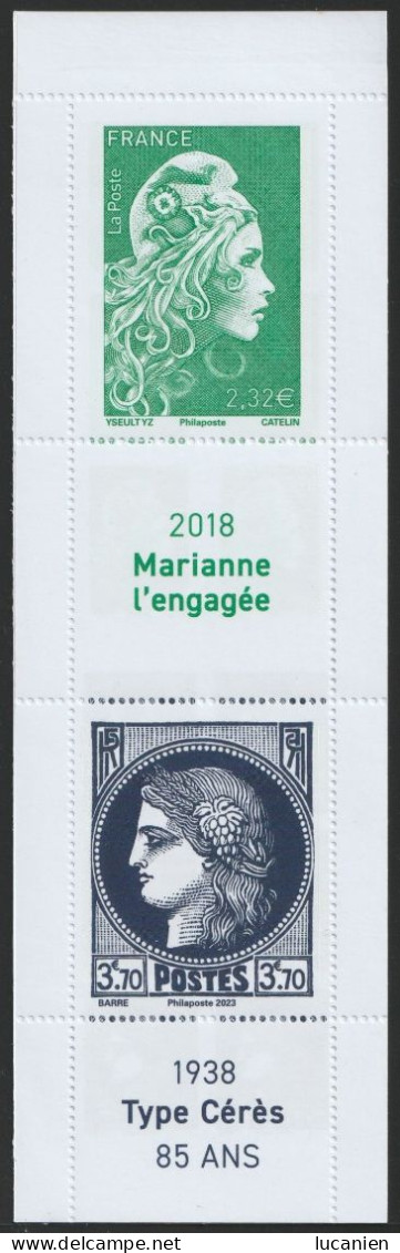 2023 Carnet   "Marianne L'Engagée"  Neuf ** Voir Descriptif - Commemoratives