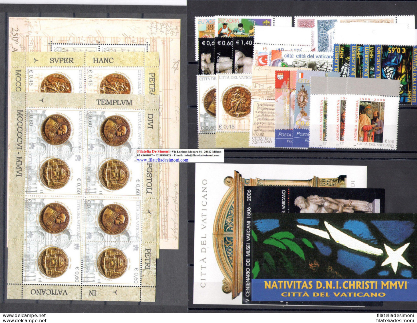 2000/2016 Vaticano, Francobolli Nuovi,  Offerta Annate Complete Scontate - MNH** - Full Years