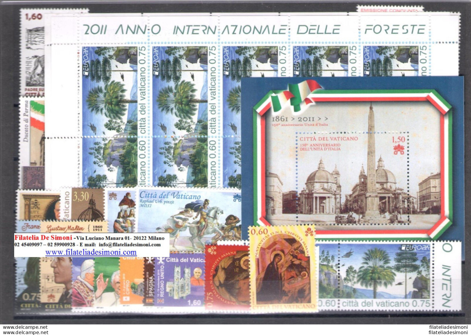 2000/2016 Vaticano, Francobolli nuovi,  Offerta Annate complete scontate - MNH**