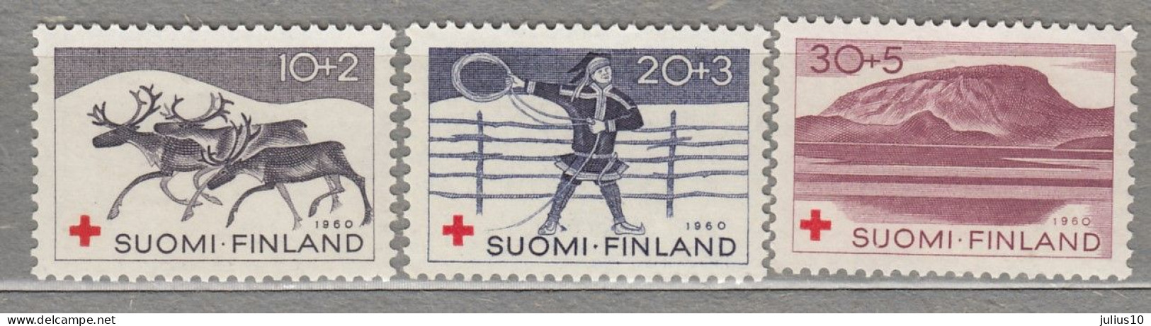 FINLAND  1960 Mi 528-530 MVLH(**) #33448-1 - Unused Stamps