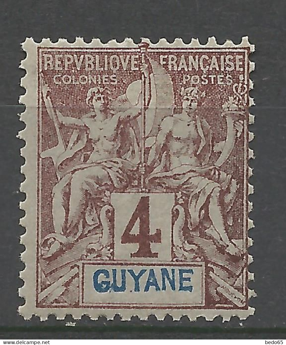 GUYANE N° 32 NEUF** LUXE SANS CHARNIERE / Hingeless / MNH - Neufs