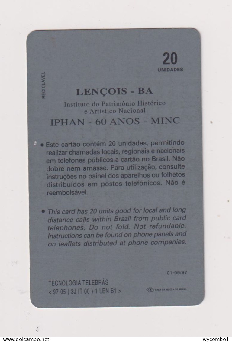 BRASIL -   Lencois Inductive Phonecard - Brazil