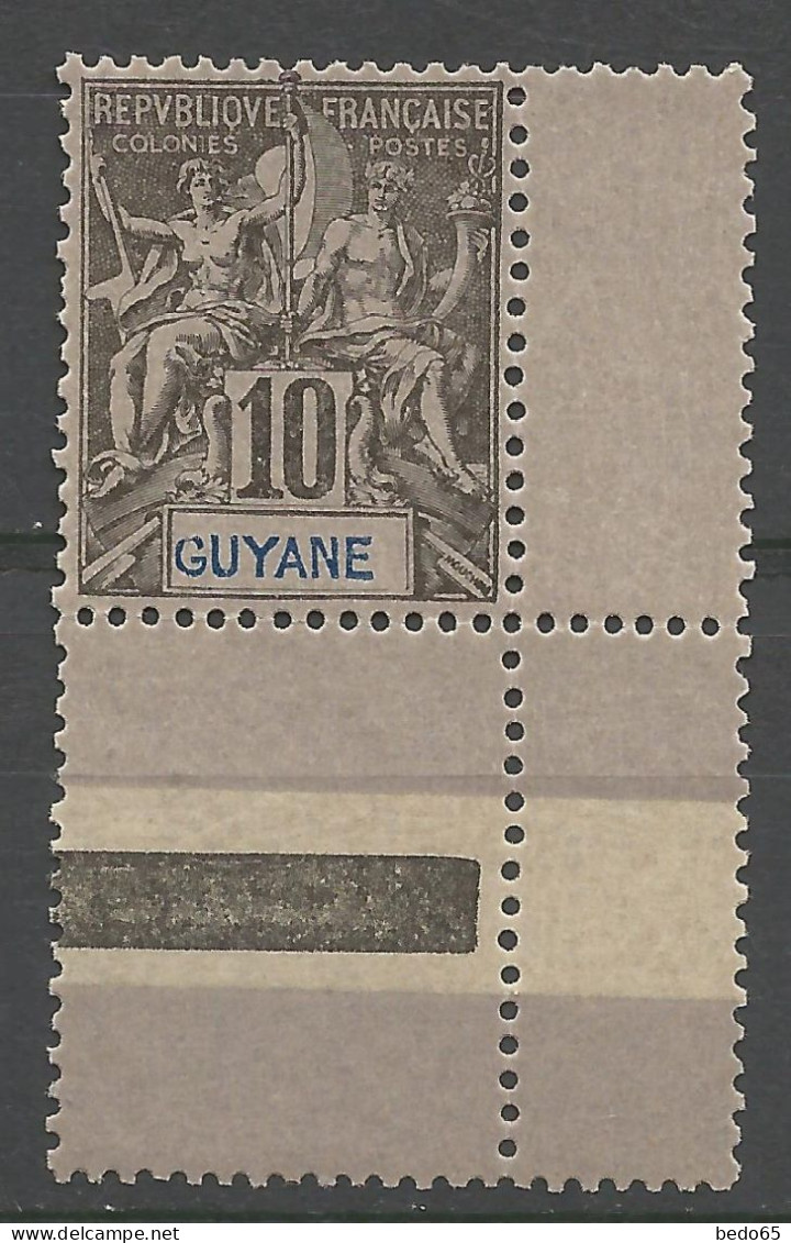 GUYANE N° 34 NEUF** LUXE SANS CHARNIERE / Hingeless / MNH - Neufs