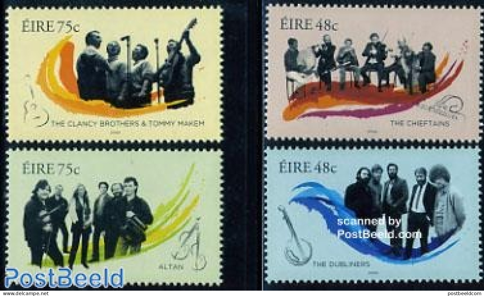 Ireland 2006 Irish Music 4v, Mint NH, Performance Art - Music - Unused Stamps