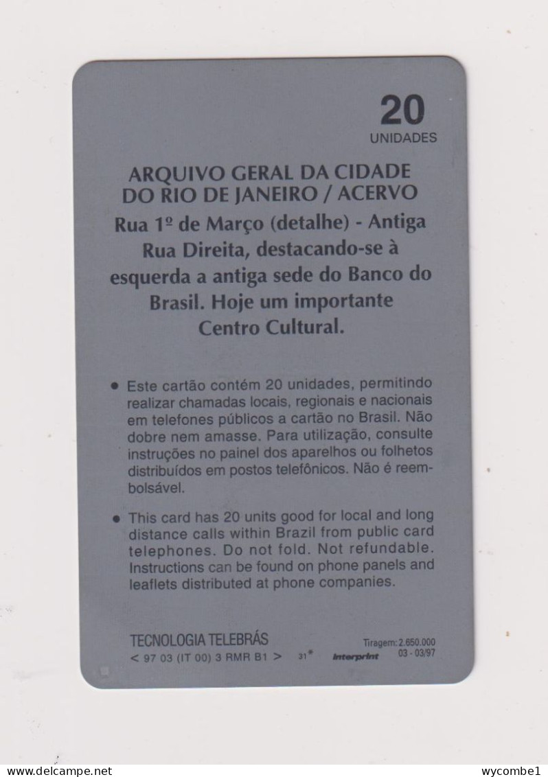 BRASIL -   Rio De Janeiro Inductive Phonecard - Brésil