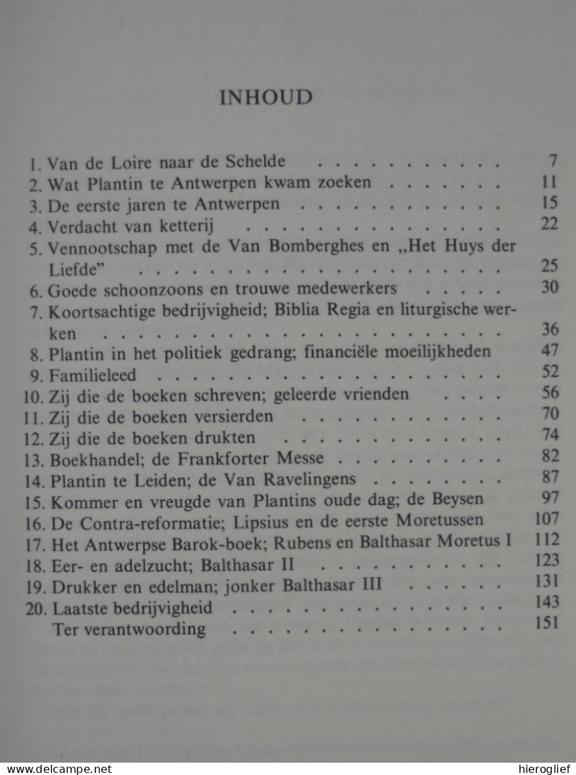 De Meesters Vd Gulden Passer -Chr Plantin Aartsdrukker V Philips II & Zijn Opvolgers Moretussen M SABBE Brugge Antwerpen - History
