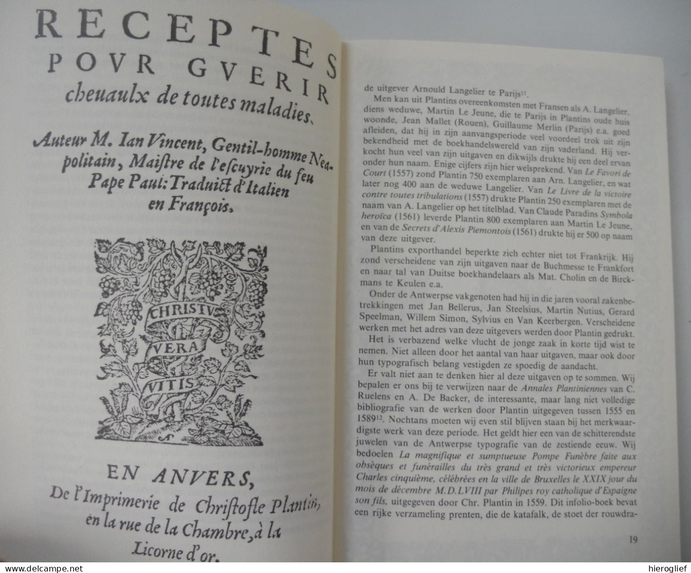 De Meesters Vd Gulden Passer -Chr Plantin Aartsdrukker V Philips II & Zijn Opvolgers Moretussen M SABBE Brugge Antwerpen - History