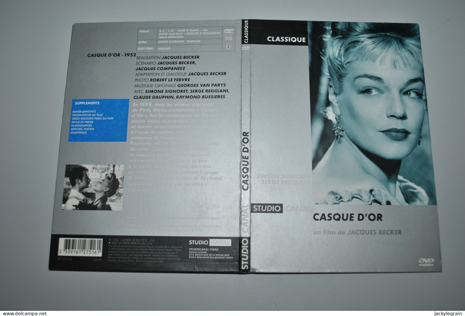 DVD "Casque D'Or"/Signoret Bon état Vente En Belgique Uniquement Envoi Bpost : 3 € - Classici