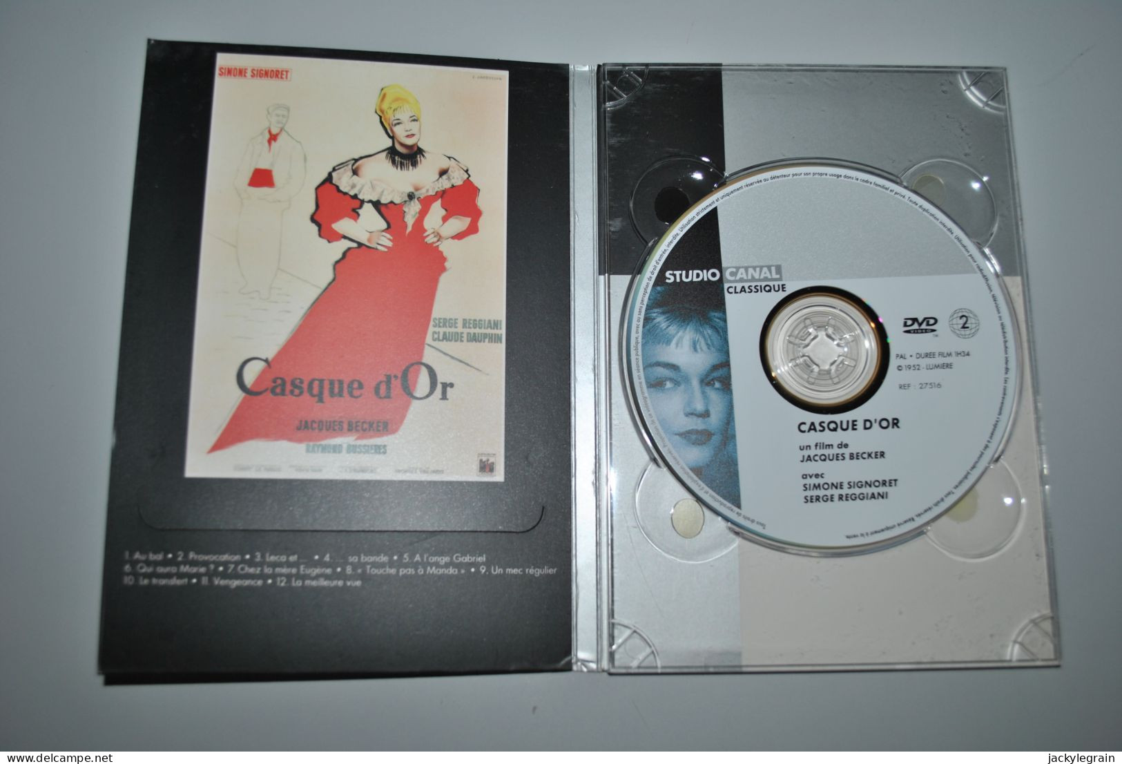 DVD "Casque D'Or"/Signoret Bon état Vente En Belgique Uniquement Envoi Bpost : 3 € - Classici