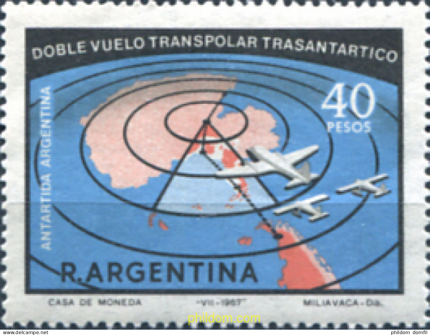 727200 MNH ARGENTINA 1968 ANTARTICA ARGENTINA - Ongebruikt