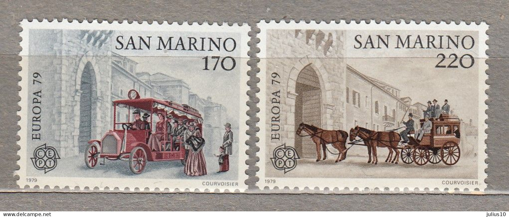 SAN MARINO 1979 Europa CEPT Transport MNH(**) 1172-1173  #233771 - Neufs