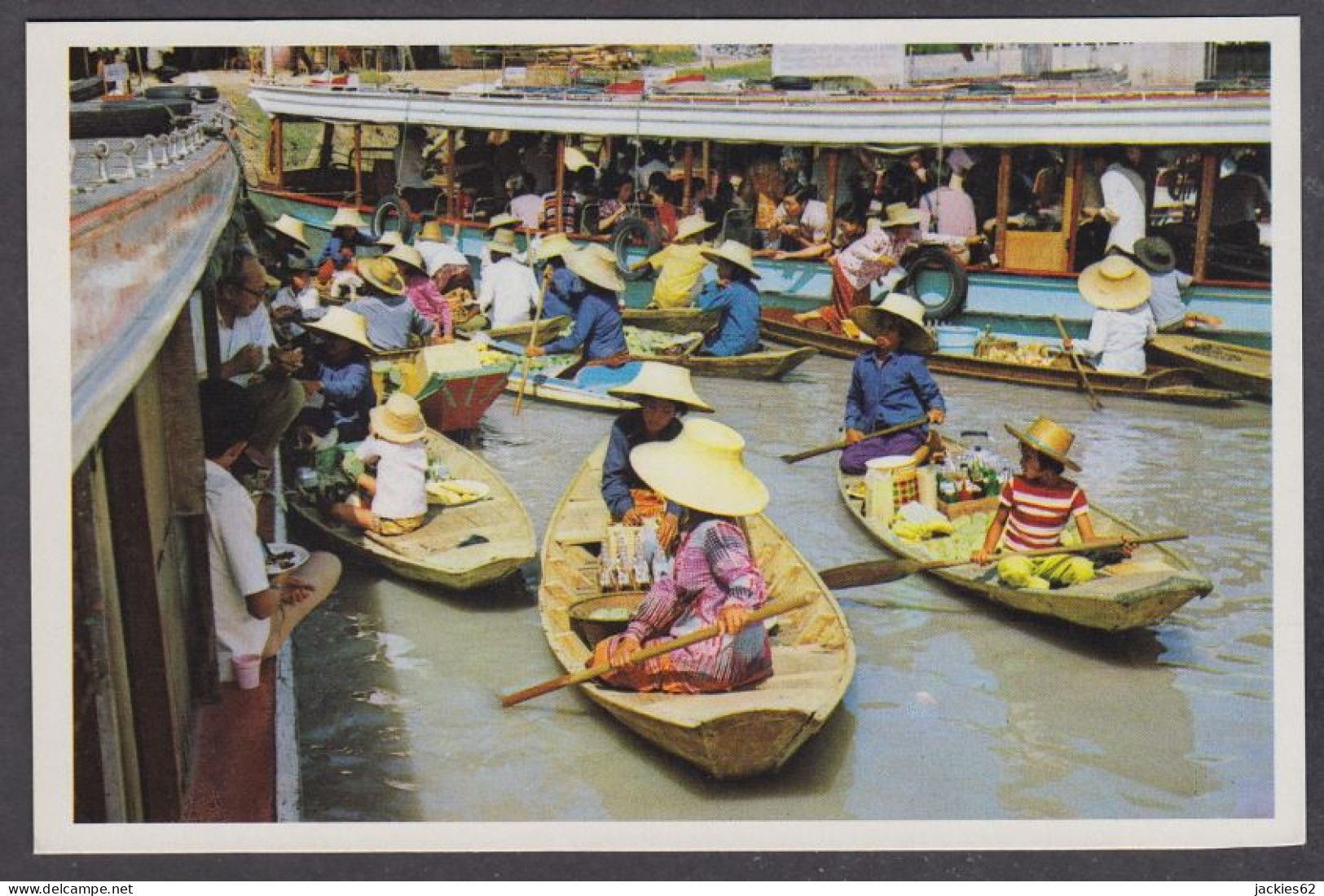 124104/ Boat.Traders At Different Canals-Crossing - Tailandia