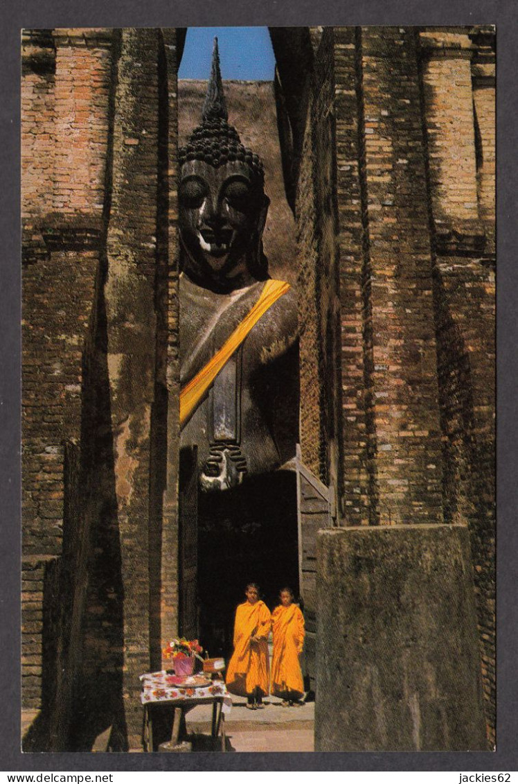 115906/ SUKOTHAI, Sukhothai Historical Park, Wat Si Chum, The Archna Buddha - Tailandia