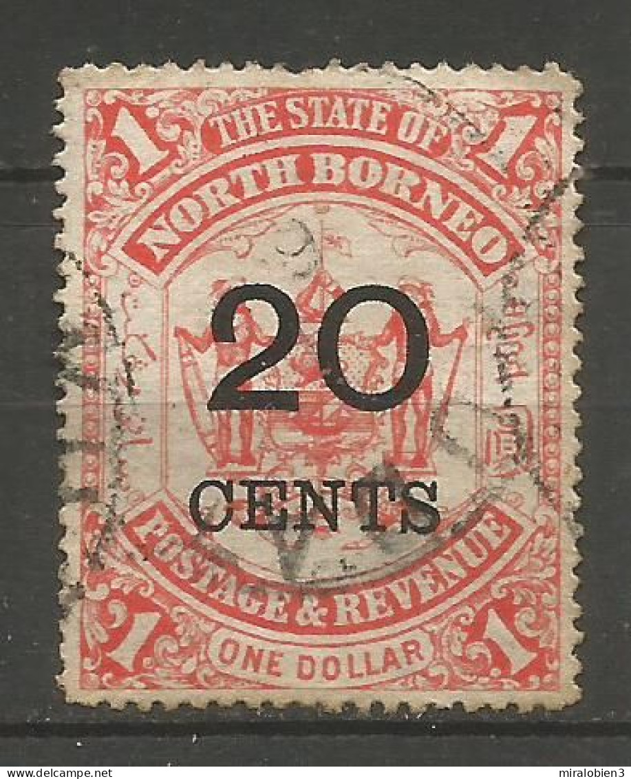 BORNEO YVERT NUM. 69 USADO - North Borneo (...-1963)