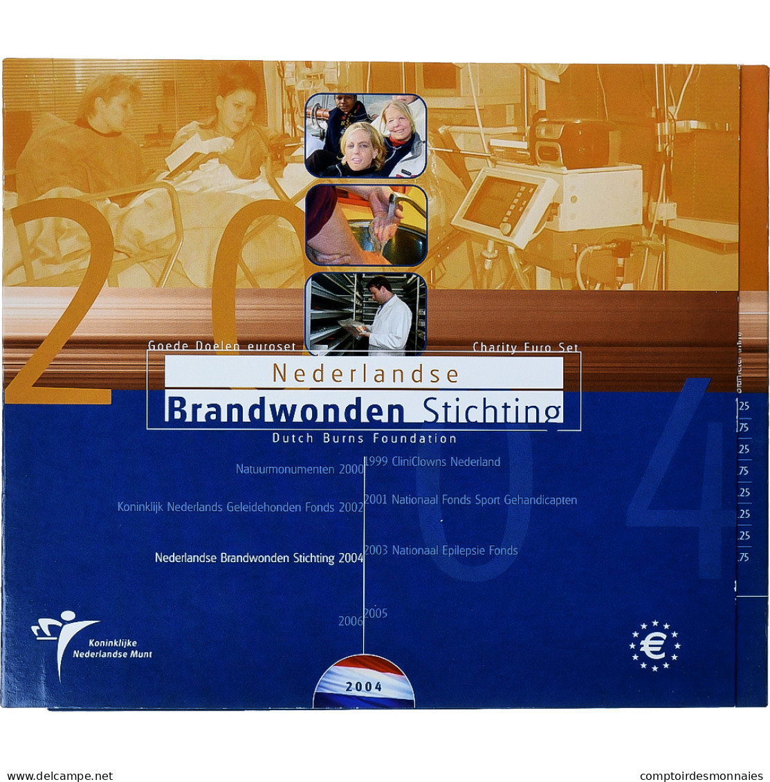 Pays-Bas, Coffret 1c. à 2€, 2004, Utrecht, BU, FDC - Nederland