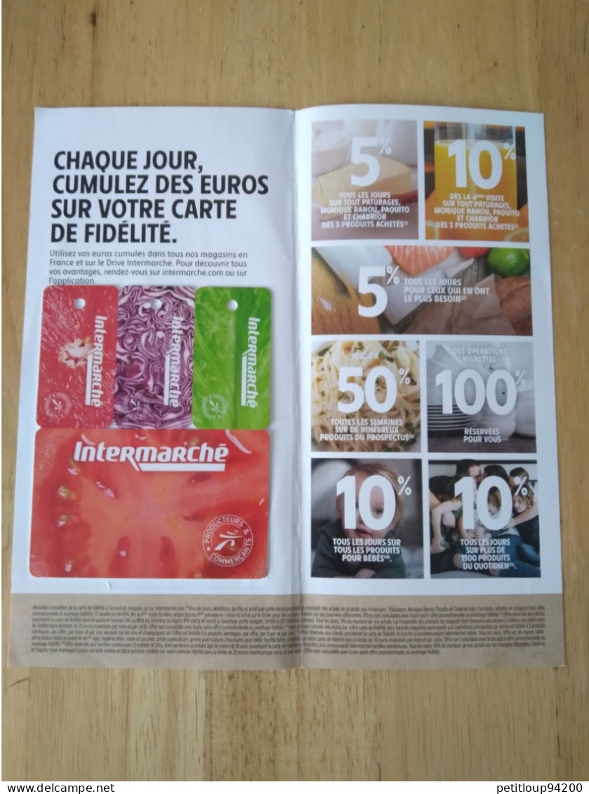 CARTE De Fidélité  INTERMARCHE - Cadeaubonnen En Spaarkaarten