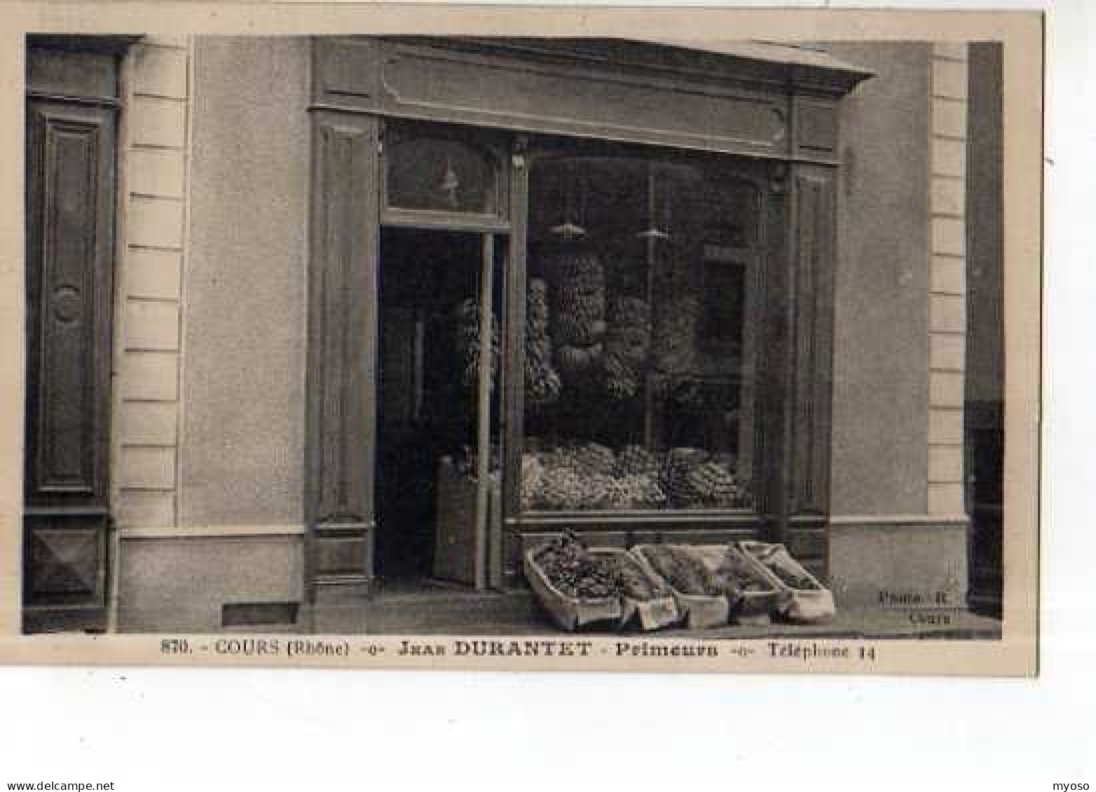 69 COURS Jean Durantet Primeurs, Devanture De Boutique,Epicerie Fine Fruits Primeurs 2 Grande Rue - Cours-la-Ville