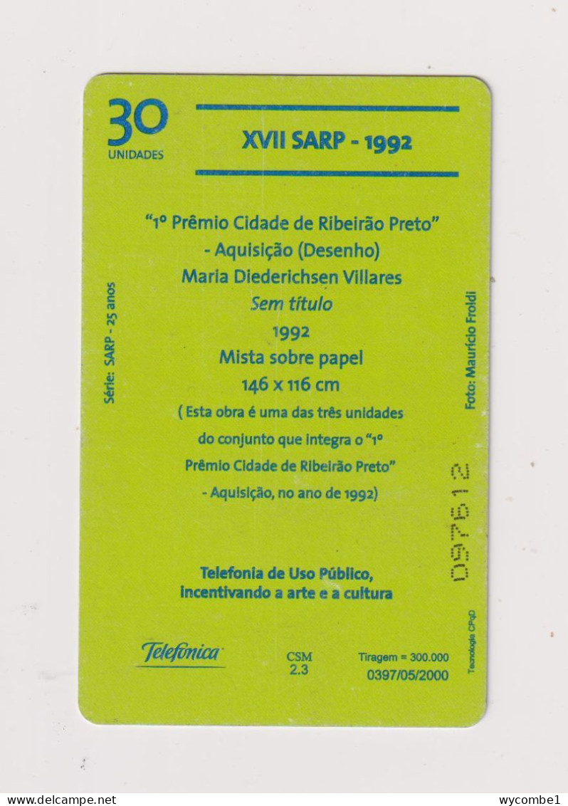 BRASIL -   XVII Sarp Inductive Phonecard - Brasilien