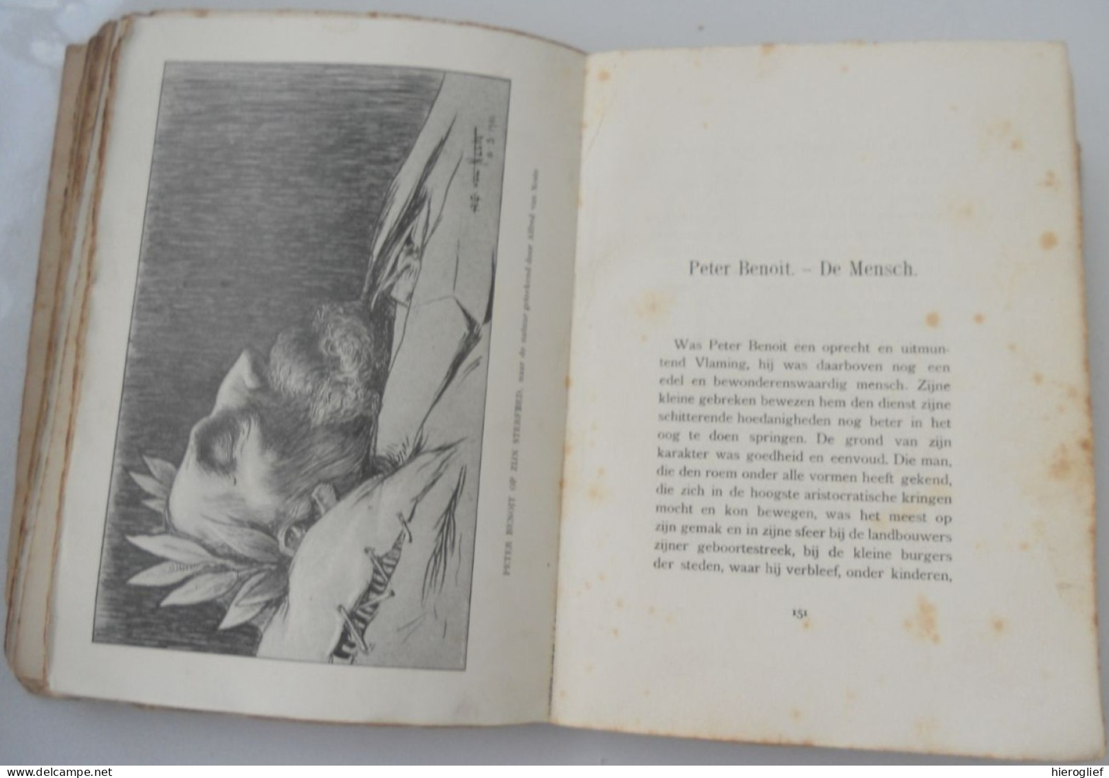 IN MEMORIAM PETER BENOIT Leven Werken Betekenis 1902 Door Julius Sabbe ° Gent + Brugge / ° Harelbeke + Antwerpen - Letteratura