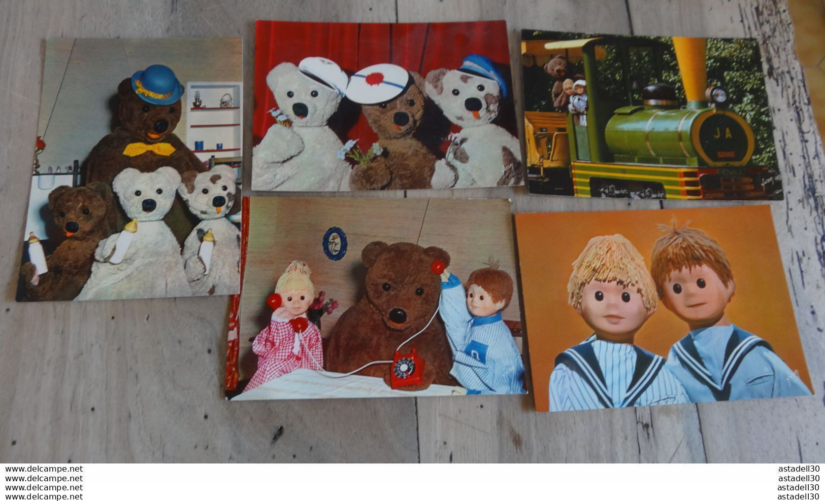 Lot De 5 Cartes "Bonne Nuit Les Petits" ORTF ................ 220109...... G-879 - TV-Serien