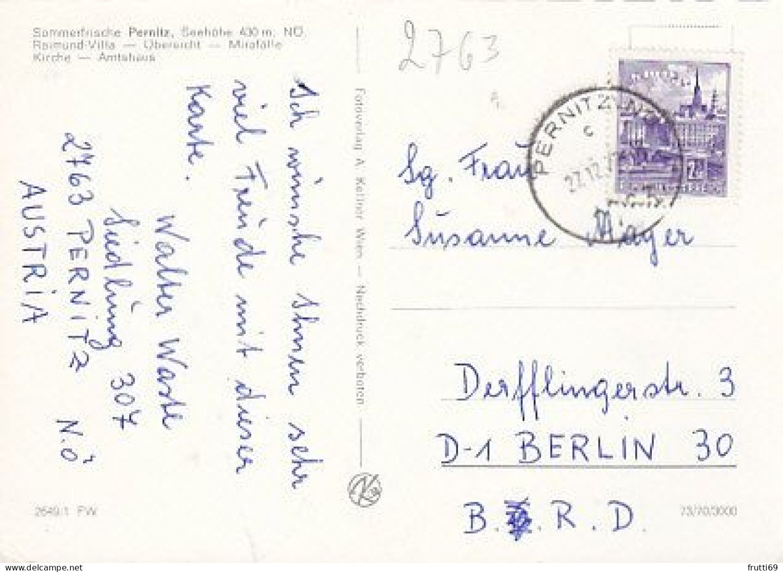 AK 208925 AUSTRIA - Pernitz - Pernitz