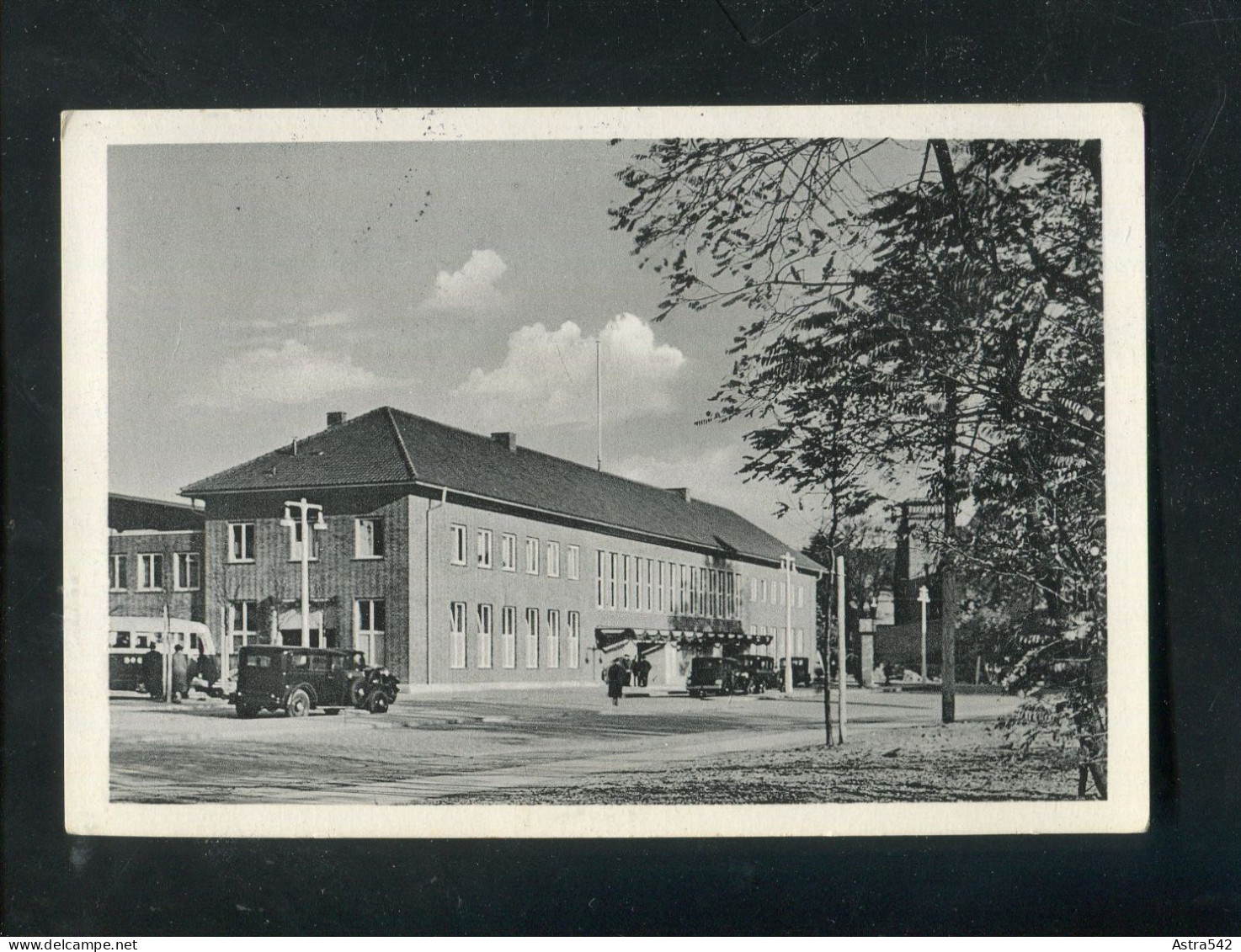 "HAMBURG-BERGEDORF" 1954, Foto-AK "Bahnhof" (A0086) - Bergedorf