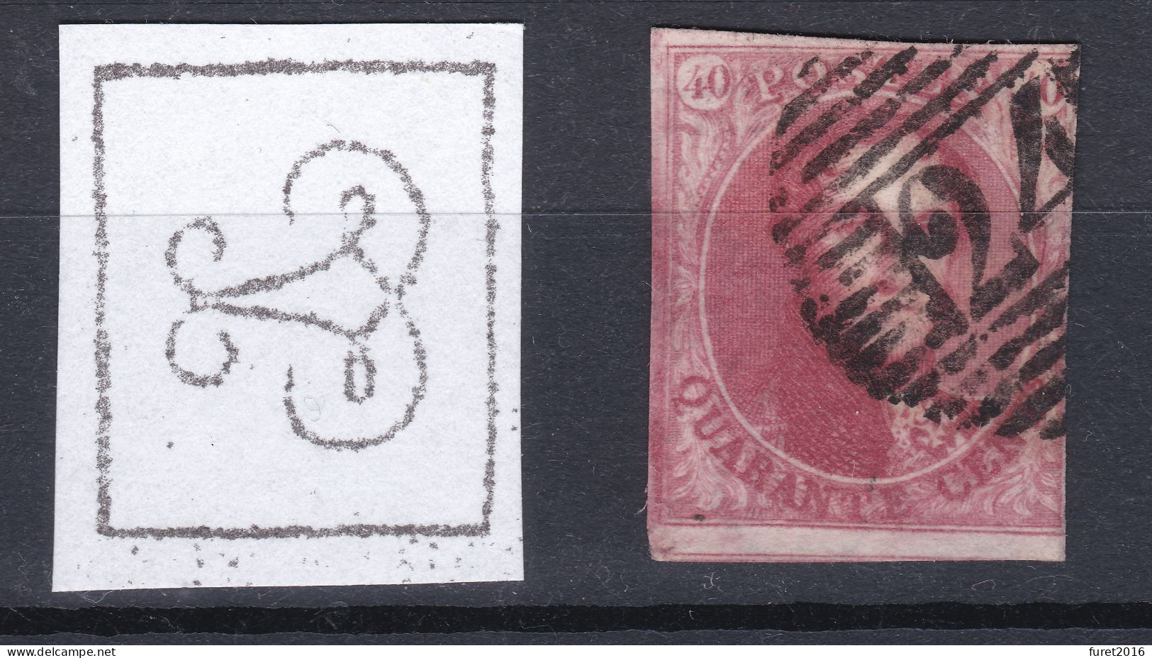 N° 5 :  Cob 575.00 - 1849-1850 Medaillen (3/5)