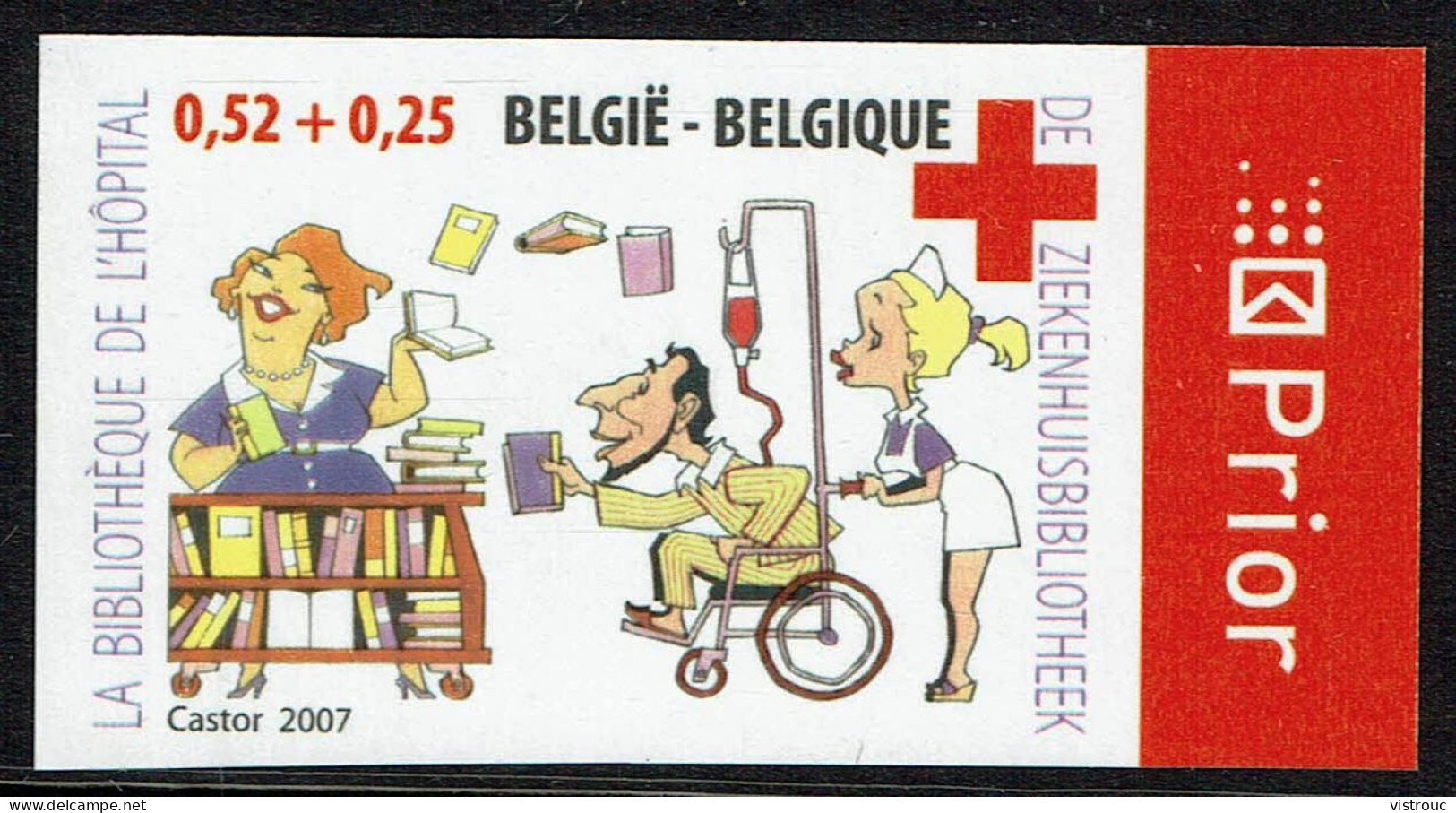 COB  3621 - ND - Cote: 20,00 € - La Croix-Rouge: Une Bibliothèque Dans L'hôpital - 2007 - 2001-…