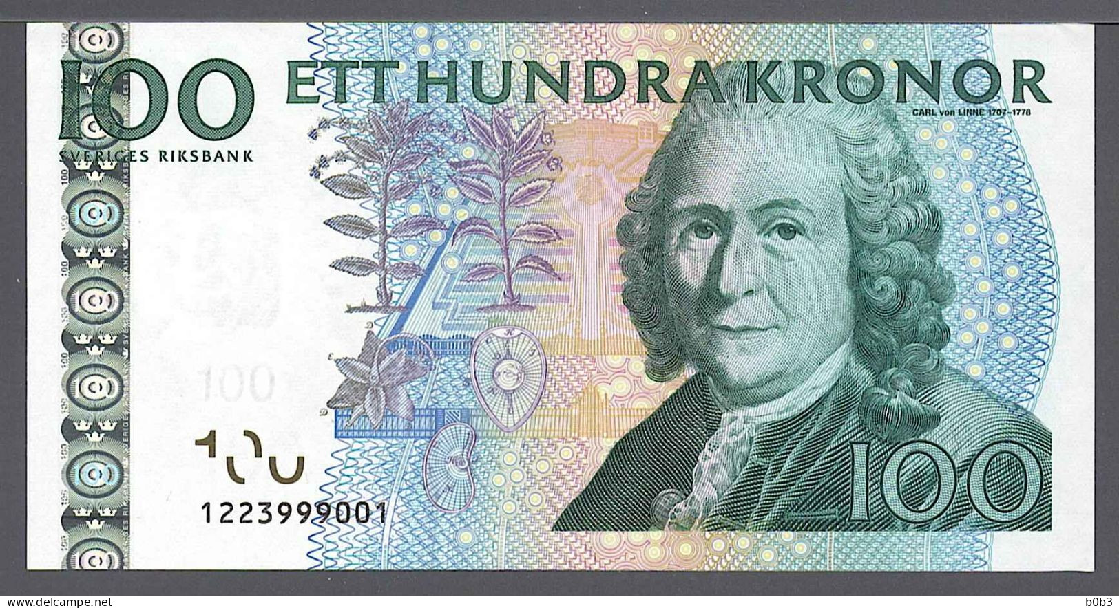 Sweden Svezia Suède Schweden 2001 4 X 100 Kronor AUNC+/-UNC Consecutive Numbers Pick 65a - Svezia