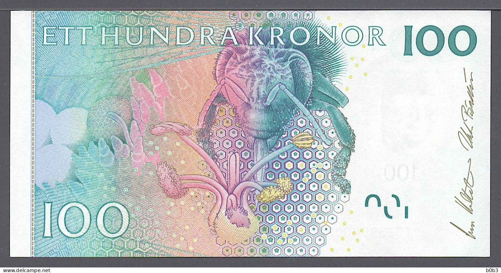 Sweden Svezia Suède Schweden 2001 4 X 100 Kronor AUNC+/-UNC Consecutive Numbers Pick 65a - Suecia